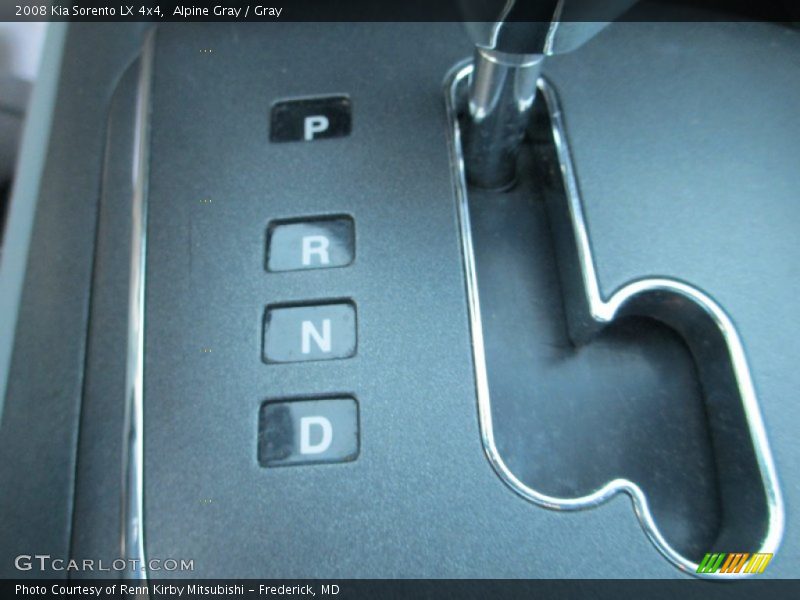 Alpine Gray / Gray 2008 Kia Sorento LX 4x4