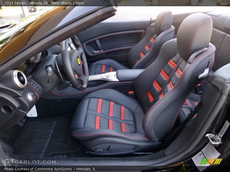 Front Seat of 2013 California 30