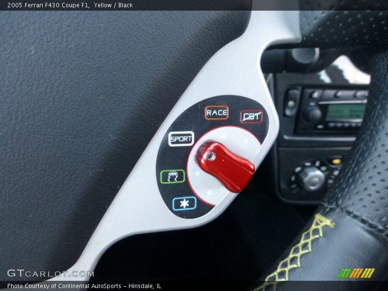 Controls of 2005 F430 Coupe F1