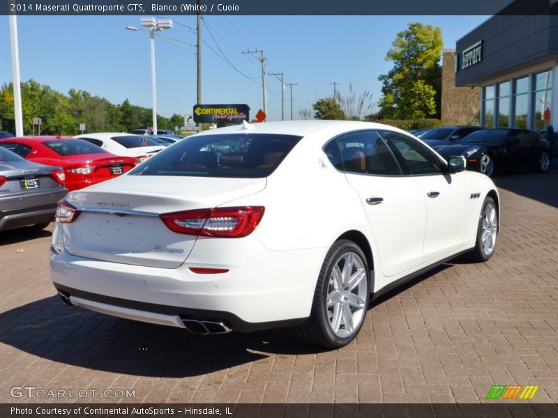 Bianco (White) / Cuoio 2014 Maserati Quattroporte GTS