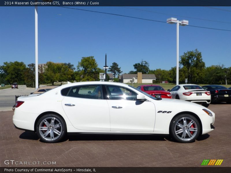 Bianco (White) / Cuoio 2014 Maserati Quattroporte GTS