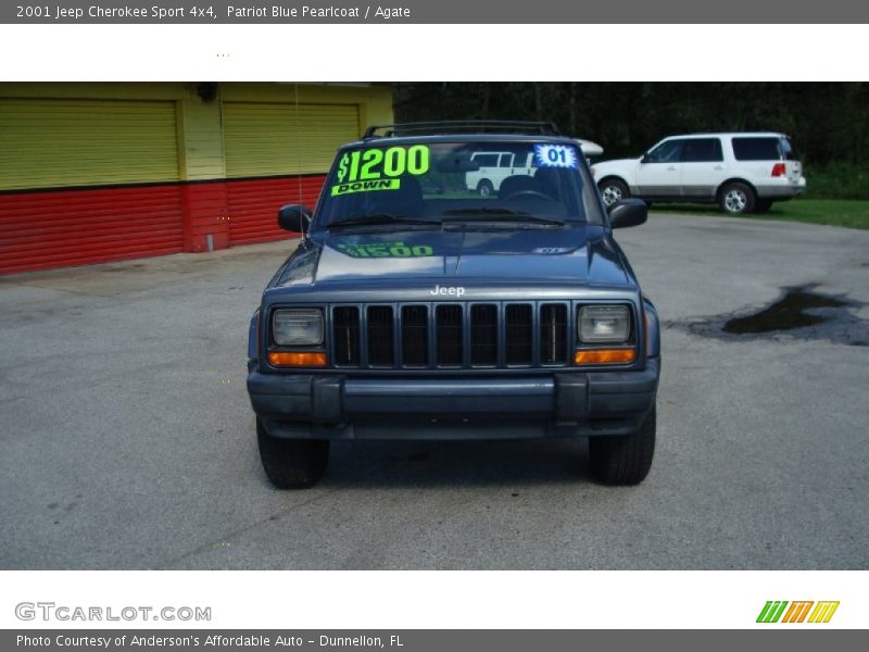 Patriot Blue Pearlcoat / Agate 2001 Jeep Cherokee Sport 4x4