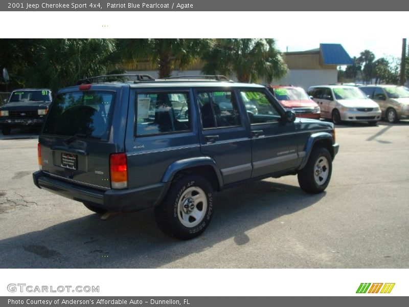 Patriot Blue Pearlcoat / Agate 2001 Jeep Cherokee Sport 4x4