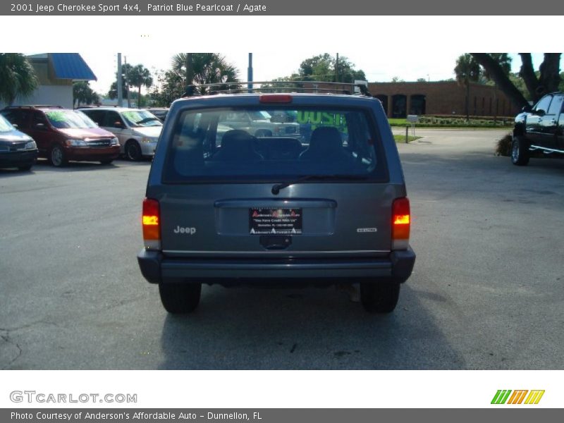 Patriot Blue Pearlcoat / Agate 2001 Jeep Cherokee Sport 4x4
