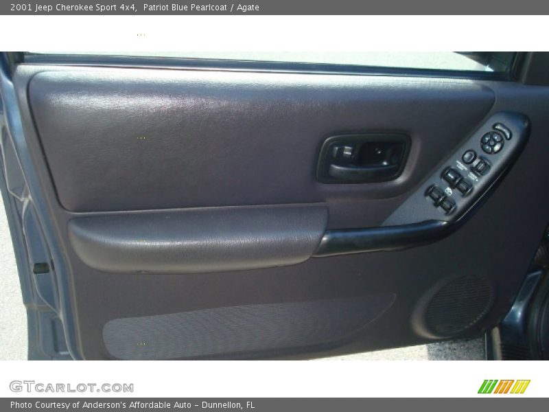Patriot Blue Pearlcoat / Agate 2001 Jeep Cherokee Sport 4x4
