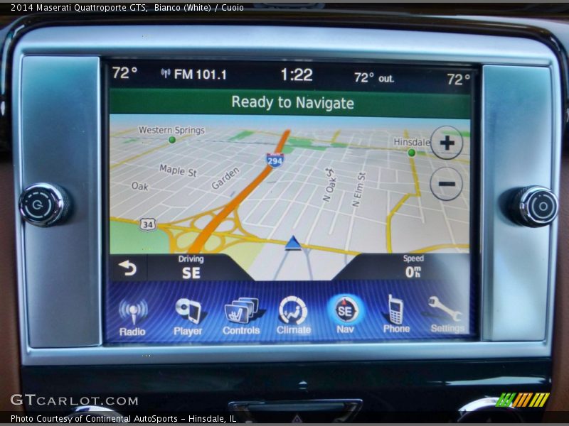 Navigation of 2014 Quattroporte GTS