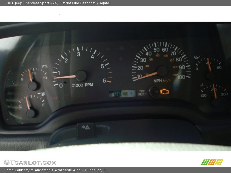 Patriot Blue Pearlcoat / Agate 2001 Jeep Cherokee Sport 4x4