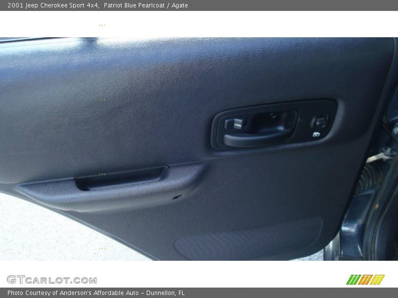 Patriot Blue Pearlcoat / Agate 2001 Jeep Cherokee Sport 4x4