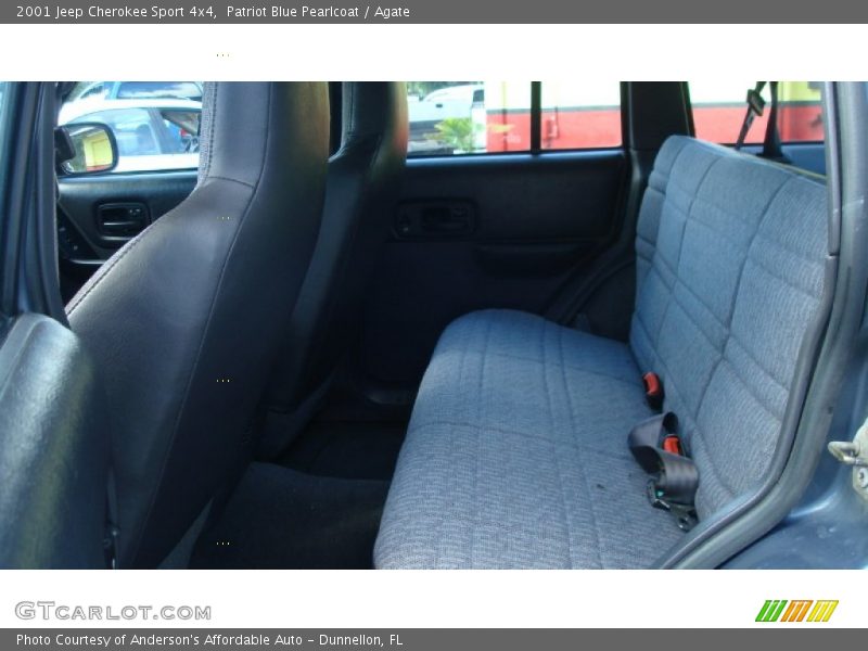 Patriot Blue Pearlcoat / Agate 2001 Jeep Cherokee Sport 4x4