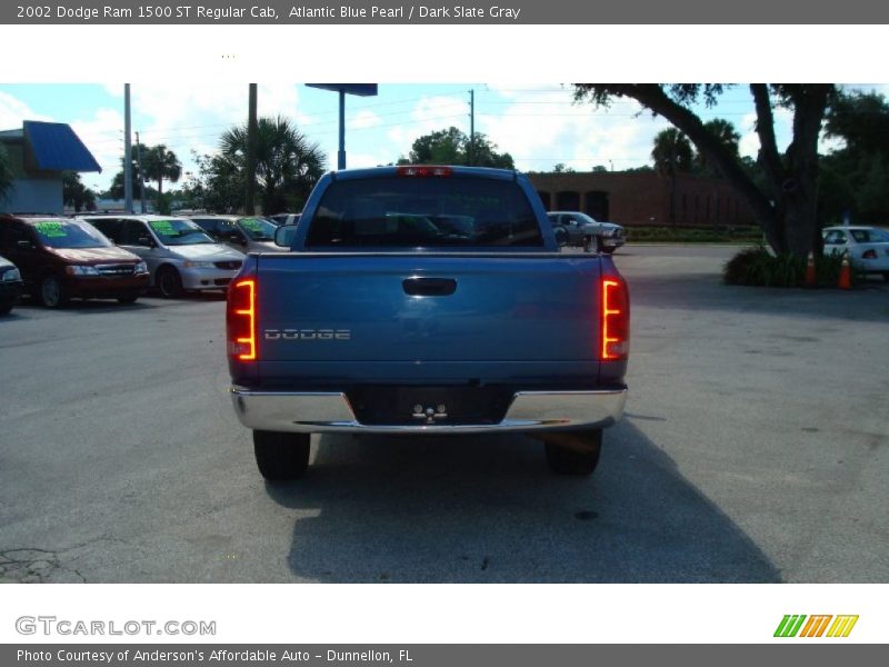 Atlantic Blue Pearl / Dark Slate Gray 2002 Dodge Ram 1500 ST Regular Cab