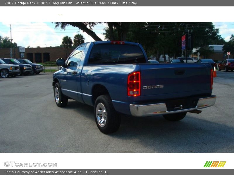Atlantic Blue Pearl / Dark Slate Gray 2002 Dodge Ram 1500 ST Regular Cab