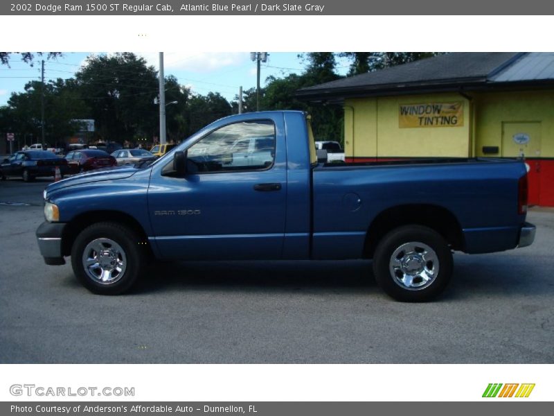 Atlantic Blue Pearl / Dark Slate Gray 2002 Dodge Ram 1500 ST Regular Cab