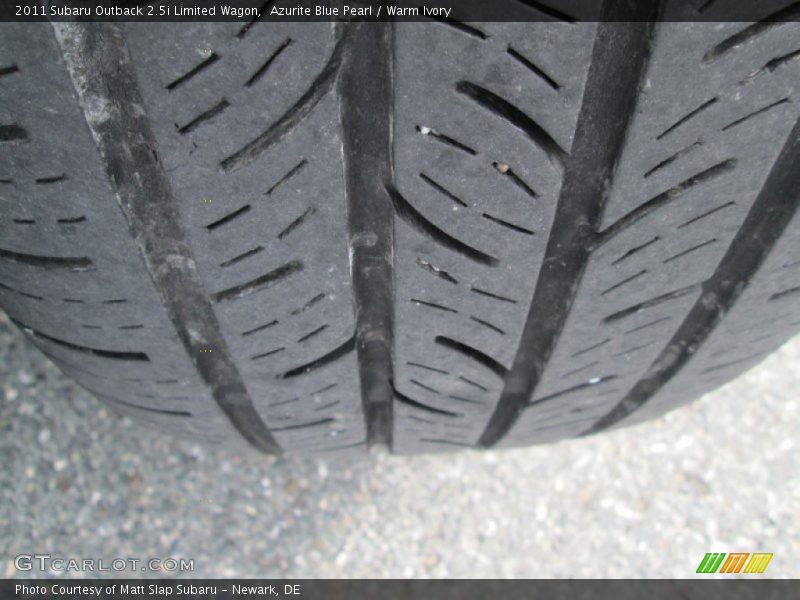 Azurite Blue Pearl / Warm Ivory 2011 Subaru Outback 2.5i Limited Wagon
