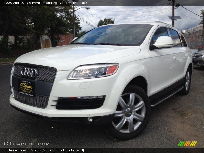 Calla White / Black 2008 Audi Q7 3.6 Premium quattro