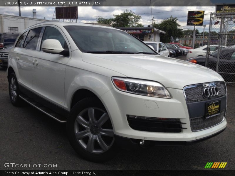 Calla White / Black 2008 Audi Q7 3.6 Premium quattro