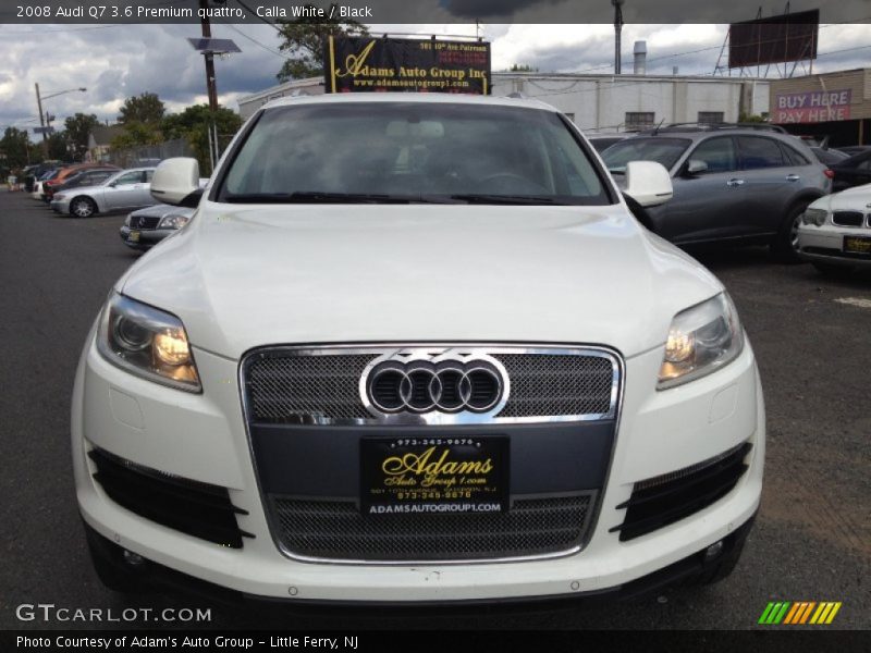 Calla White / Black 2008 Audi Q7 3.6 Premium quattro