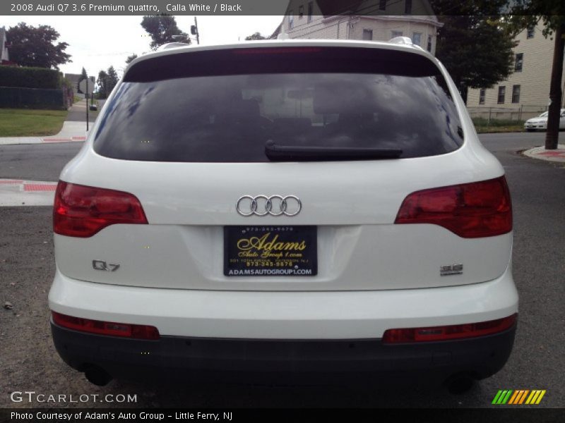 Calla White / Black 2008 Audi Q7 3.6 Premium quattro