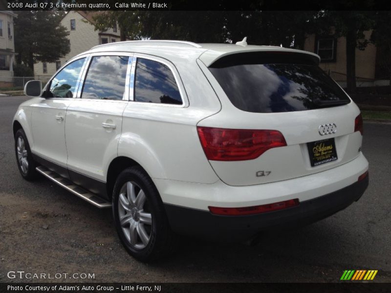 Calla White / Black 2008 Audi Q7 3.6 Premium quattro