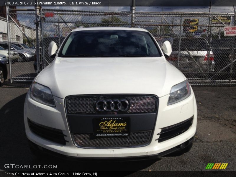 Calla White / Black 2008 Audi Q7 3.6 Premium quattro