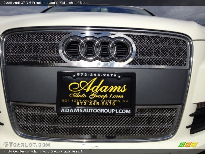 Calla White / Black 2008 Audi Q7 3.6 Premium quattro