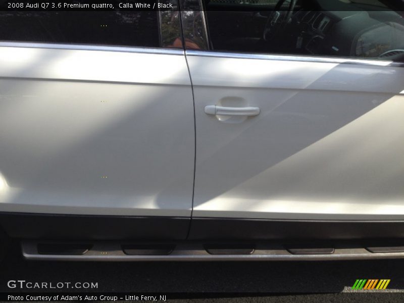 Calla White / Black 2008 Audi Q7 3.6 Premium quattro