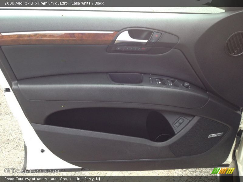 Calla White / Black 2008 Audi Q7 3.6 Premium quattro