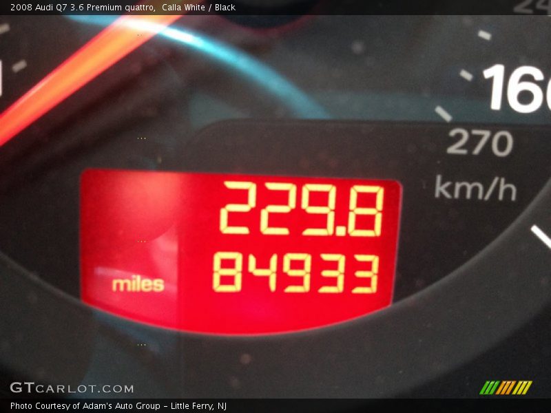 Calla White / Black 2008 Audi Q7 3.6 Premium quattro