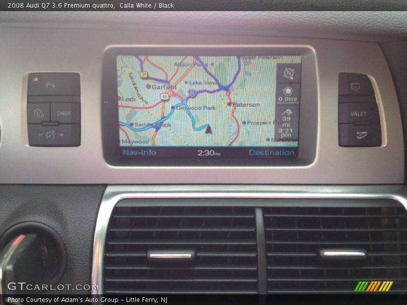 Calla White / Black 2008 Audi Q7 3.6 Premium quattro