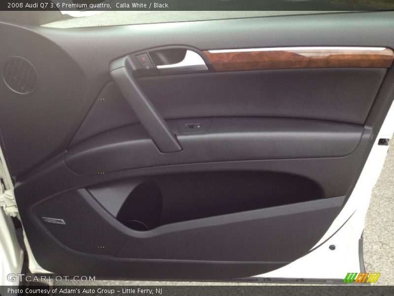 Calla White / Black 2008 Audi Q7 3.6 Premium quattro