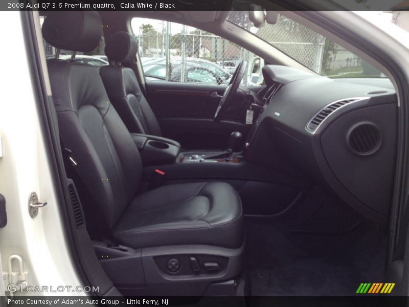 Calla White / Black 2008 Audi Q7 3.6 Premium quattro