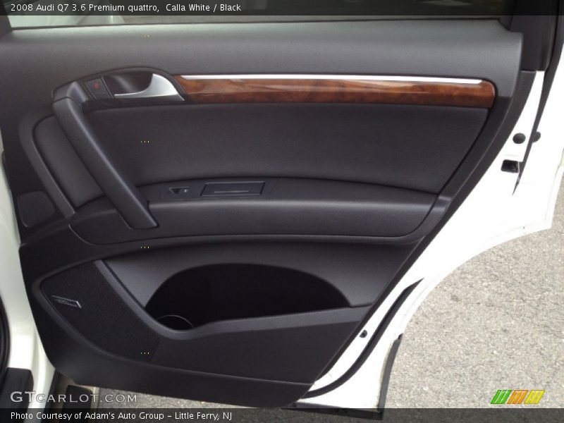 Calla White / Black 2008 Audi Q7 3.6 Premium quattro