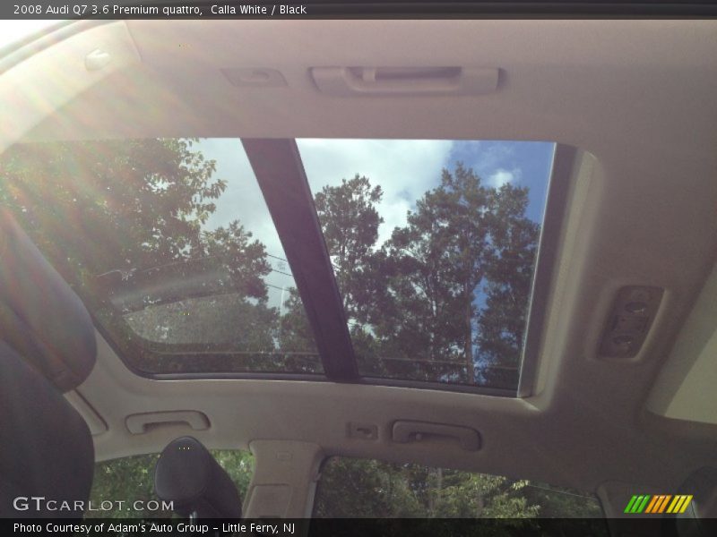 Calla White / Black 2008 Audi Q7 3.6 Premium quattro