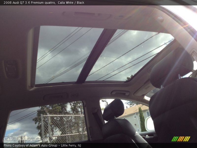 Calla White / Black 2008 Audi Q7 3.6 Premium quattro