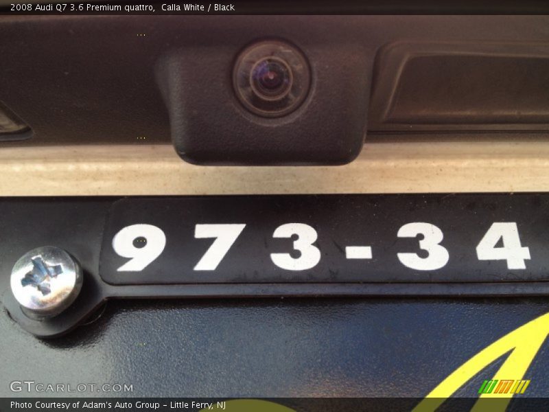 Calla White / Black 2008 Audi Q7 3.6 Premium quattro