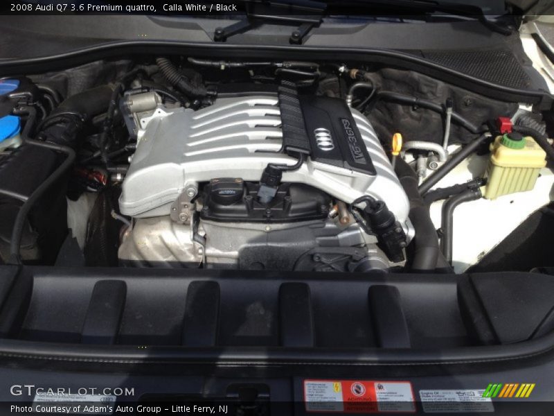 Calla White / Black 2008 Audi Q7 3.6 Premium quattro