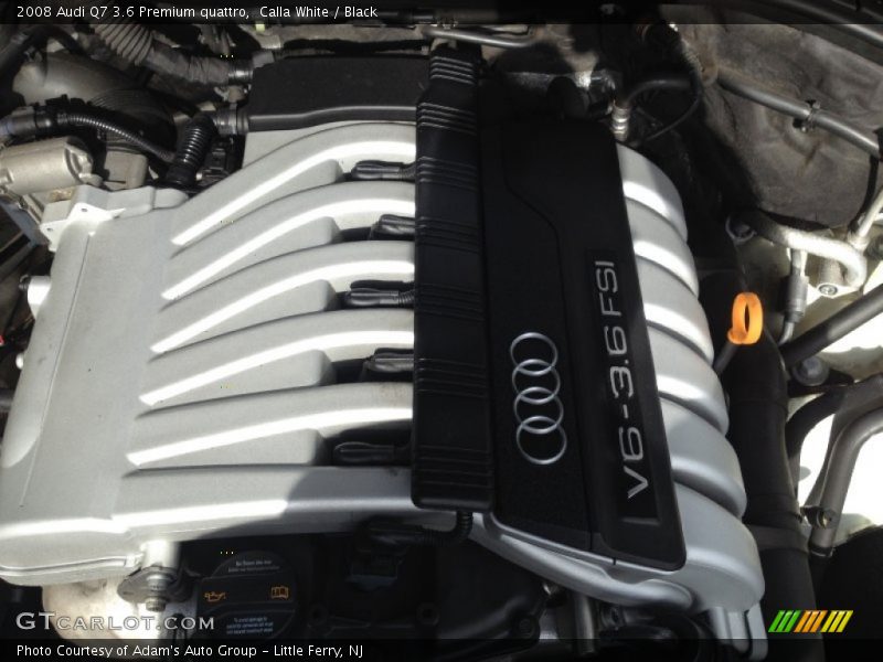 Calla White / Black 2008 Audi Q7 3.6 Premium quattro