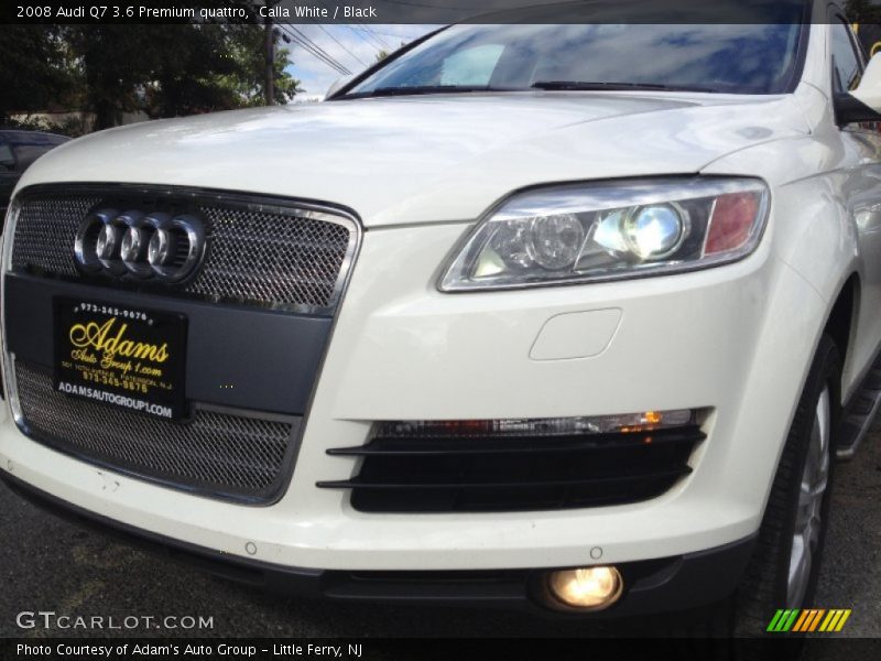 Calla White / Black 2008 Audi Q7 3.6 Premium quattro