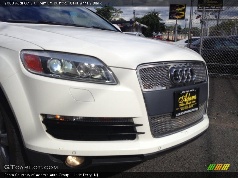 Calla White / Black 2008 Audi Q7 3.6 Premium quattro