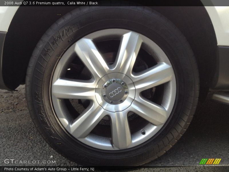 Calla White / Black 2008 Audi Q7 3.6 Premium quattro