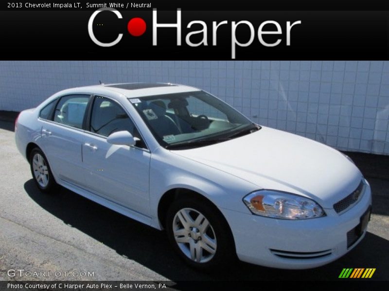 Summit White / Neutral 2013 Chevrolet Impala LT