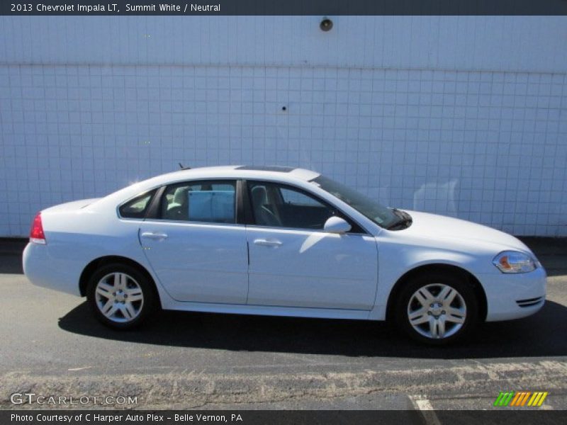 Summit White / Neutral 2013 Chevrolet Impala LT