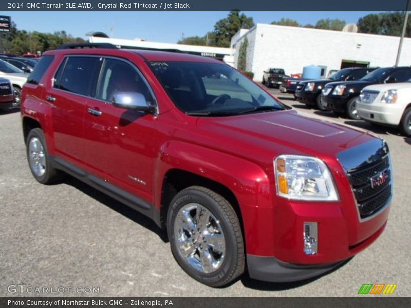 Front 3/4 View of 2014 Terrain SLE AWD