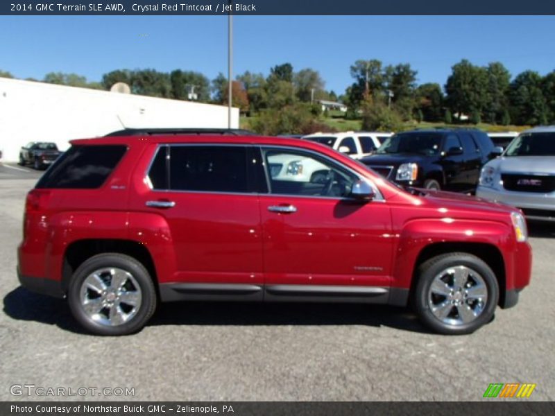 Crystal Red Tintcoat / Jet Black 2014 GMC Terrain SLE AWD
