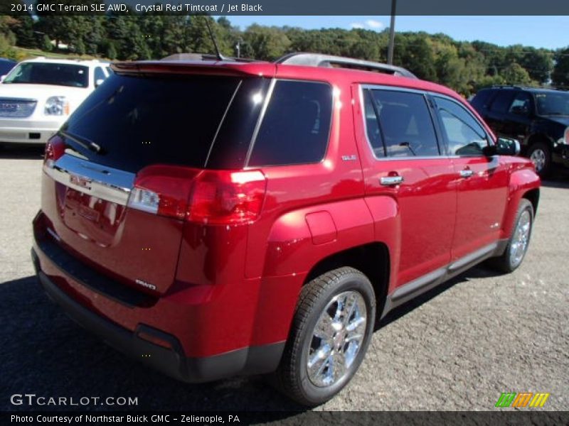 Crystal Red Tintcoat / Jet Black 2014 GMC Terrain SLE AWD