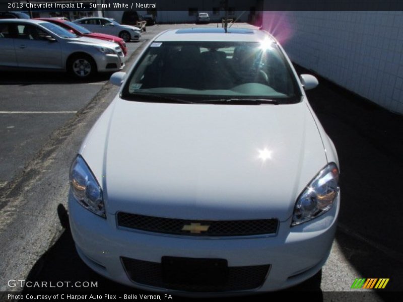 Summit White / Neutral 2013 Chevrolet Impala LT