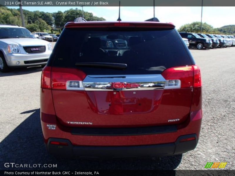 Crystal Red Tintcoat / Jet Black 2014 GMC Terrain SLE AWD