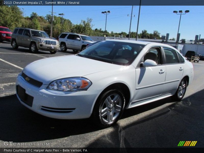 Summit White / Neutral 2013 Chevrolet Impala LT