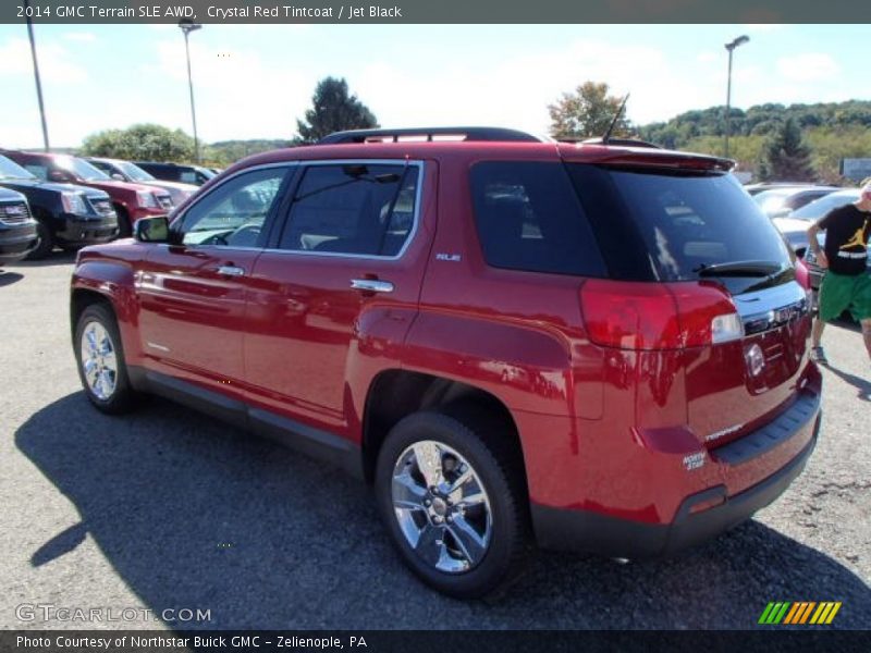 Crystal Red Tintcoat / Jet Black 2014 GMC Terrain SLE AWD