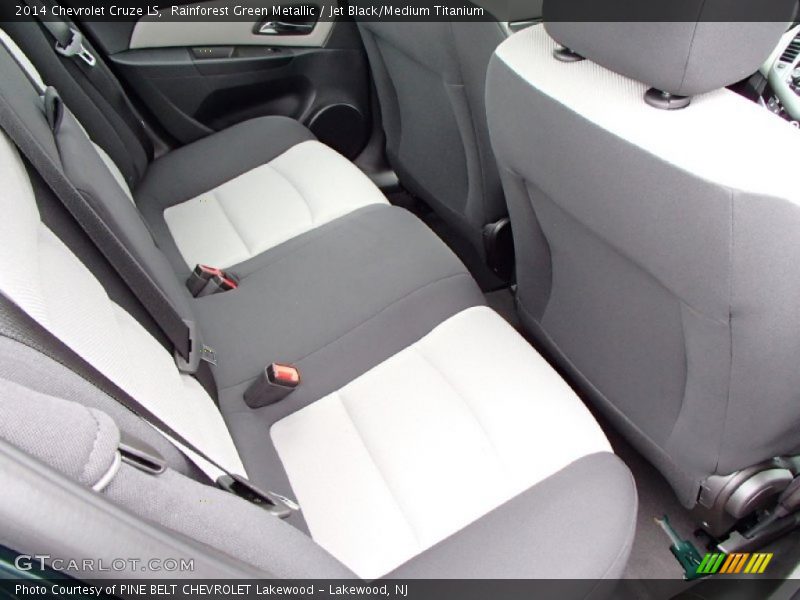 Rainforest Green Metallic / Jet Black/Medium Titanium 2014 Chevrolet Cruze LS