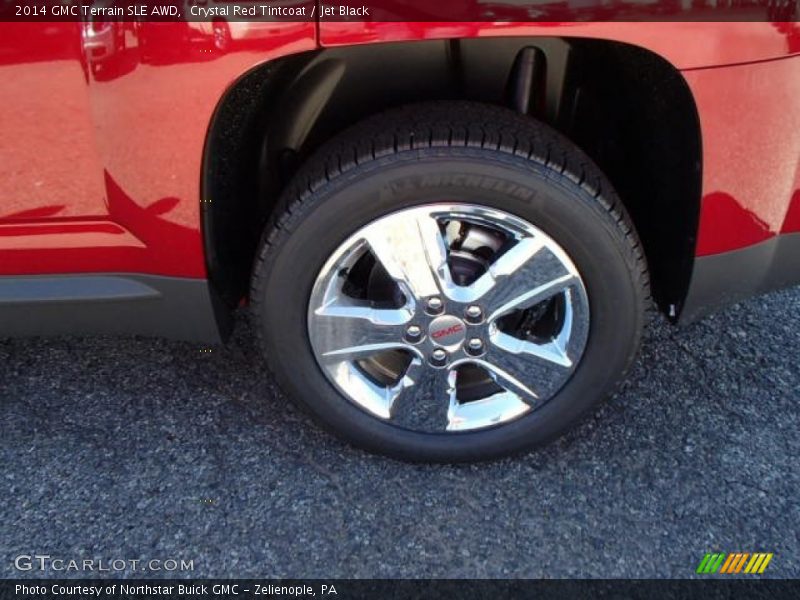 Crystal Red Tintcoat / Jet Black 2014 GMC Terrain SLE AWD